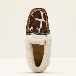 Ariat Women's Brown Pony Dorthea Ankle Moccasin Slipper